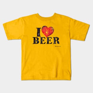 I Love Beer Kids T-Shirt